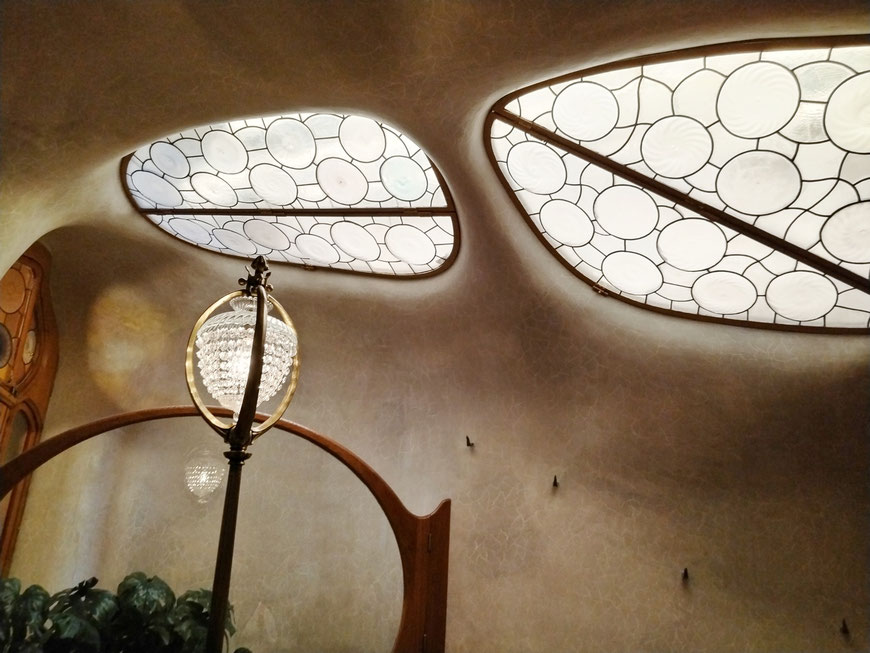 Puits de lumière du vestibule de la Casa Batlló