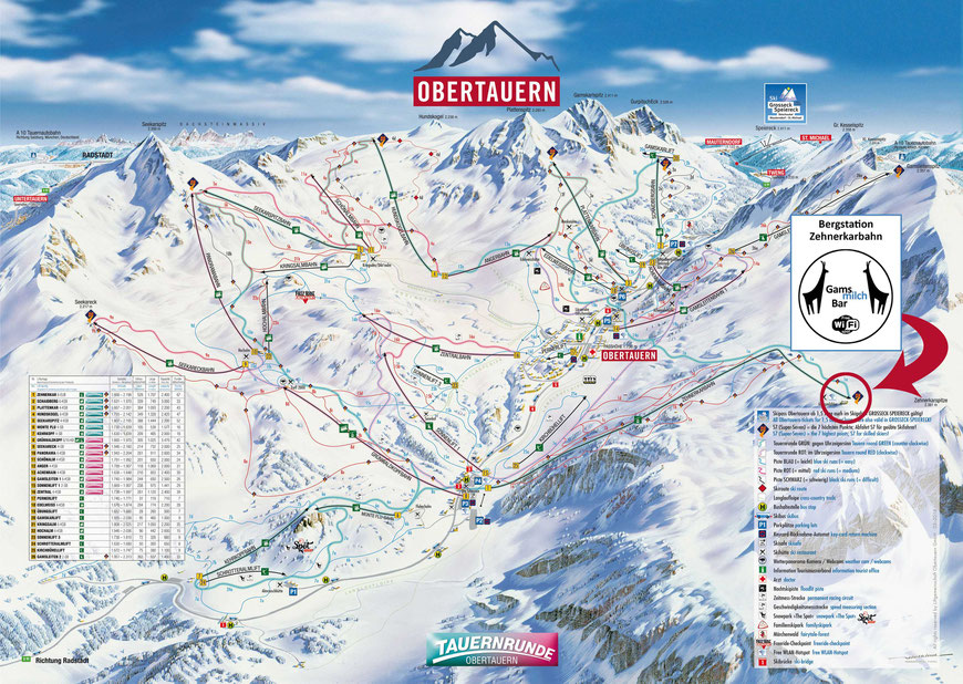 Obertauern Pistenplan