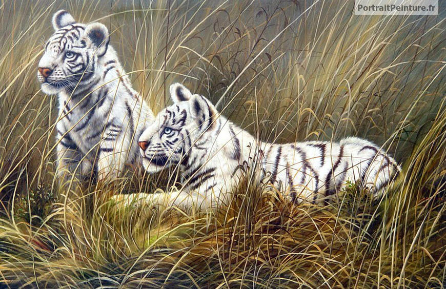 peinture-animaliere-tigre-blanc