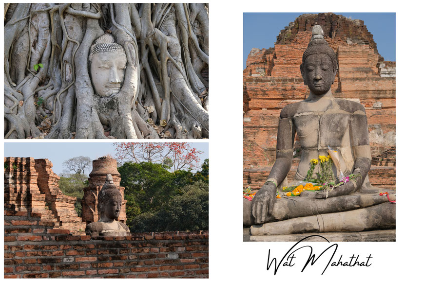 Wat Mahathat, Ayutthaya, Thaïlande