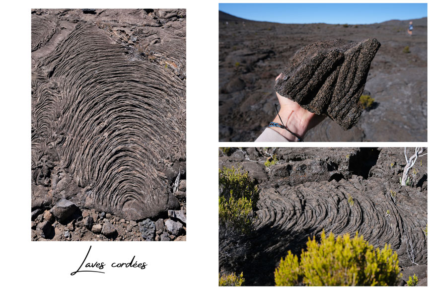Laves cordées au Piton de la Fournaise, La Réunion