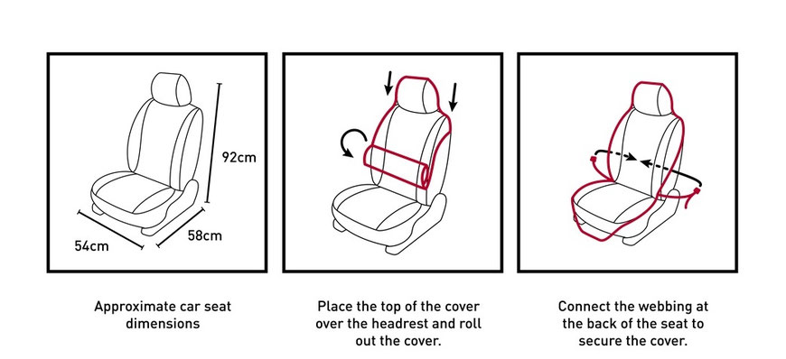 Mystic Car Seat Single Cover bei WindSucht