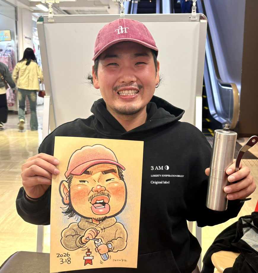 成田草介作品 似顔絵 東京タワー