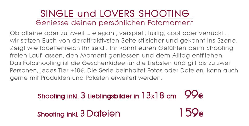 Single Fotoshooting im Fotostudio Flic Flac