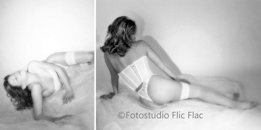 Akt-Dessous sinnliche erotische Aufnahmen von Dir im Fotostudio Flic Flac