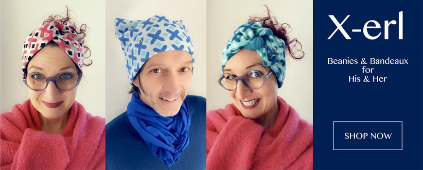 X-erl - Ginger & Fred by Christine Rohr Beanie von Christine Rohr - Master Milliner Made in Austria, Graz