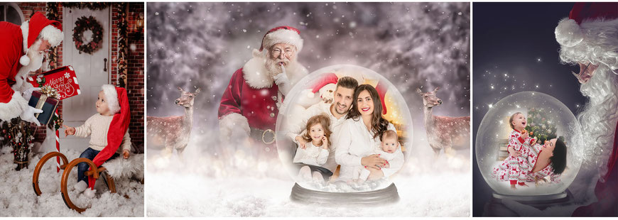Santa Claus Fotomontage XMAS Mini Fotoshooting Weihnachten Ankica Moradi