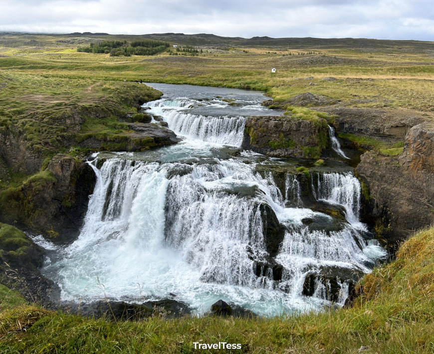 Reykjafoss waterval