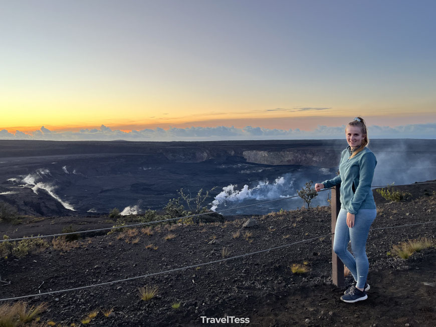 Vulkanisch park Hawaii bezoeken