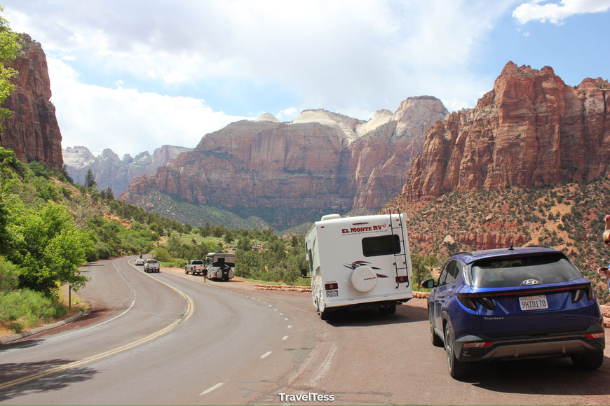 Reizen door Zion National Park