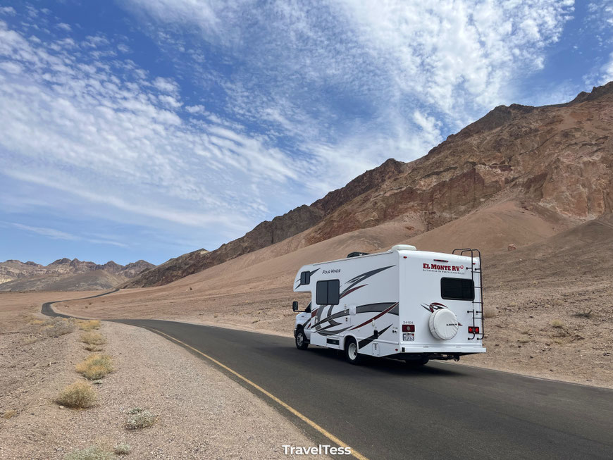 Death Valley camper