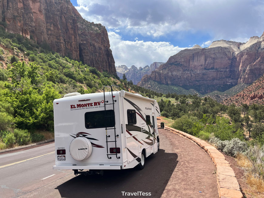 Zion National Park camper