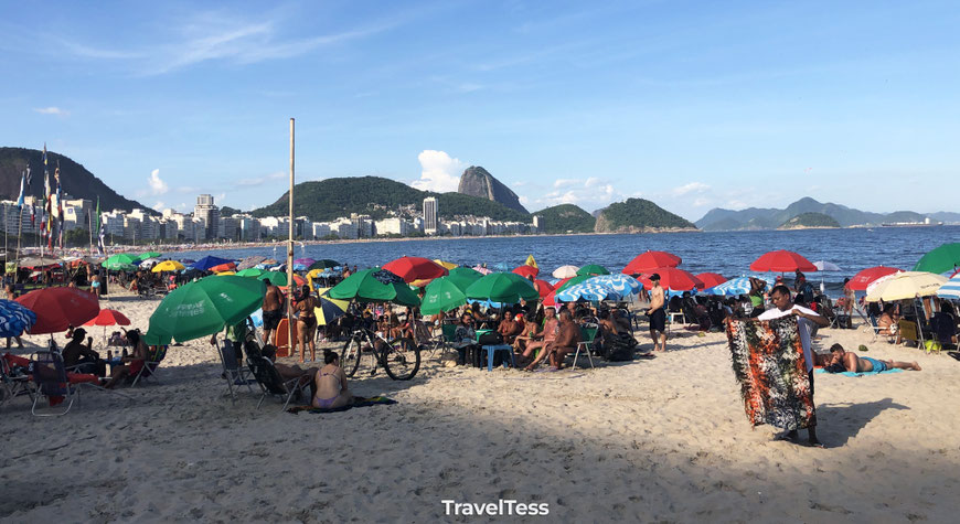 Relaxen op de Copacabana