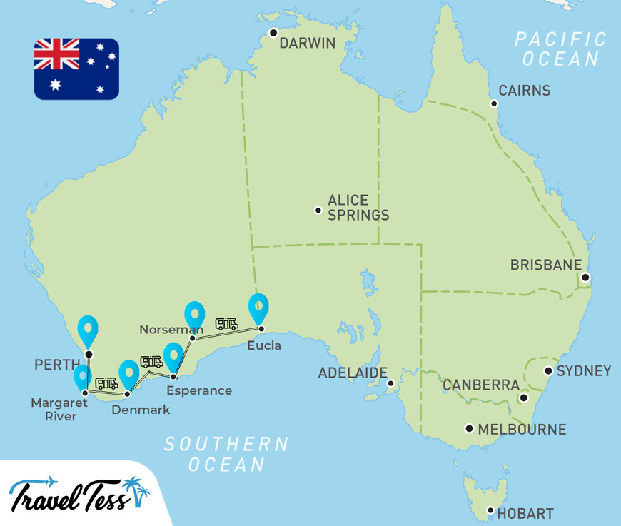 Reizen door West-Australie