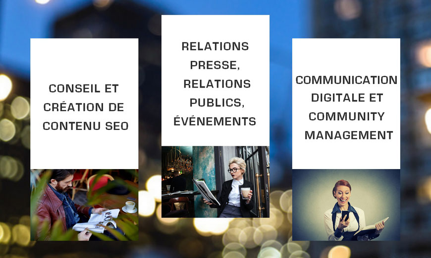 Prestations RP3.0 de l'agence de relations presse Amsterdam Communication.