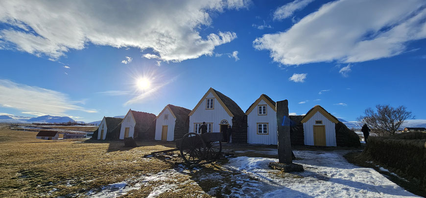 Glaumbaer Museum - authentieke turfhuisjes