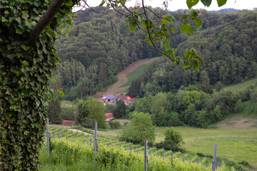 Vaizdas nuo Vuglecų kalno Kroatijos Zagorėje