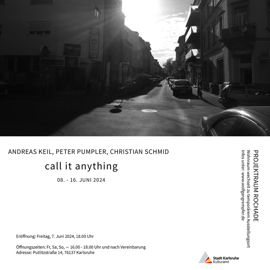 Andreas Keil, Ausstellung, Peter Pumpler, Christian Schmid, Karlsruhe, Projektraum Rochade, Malerei, 2024