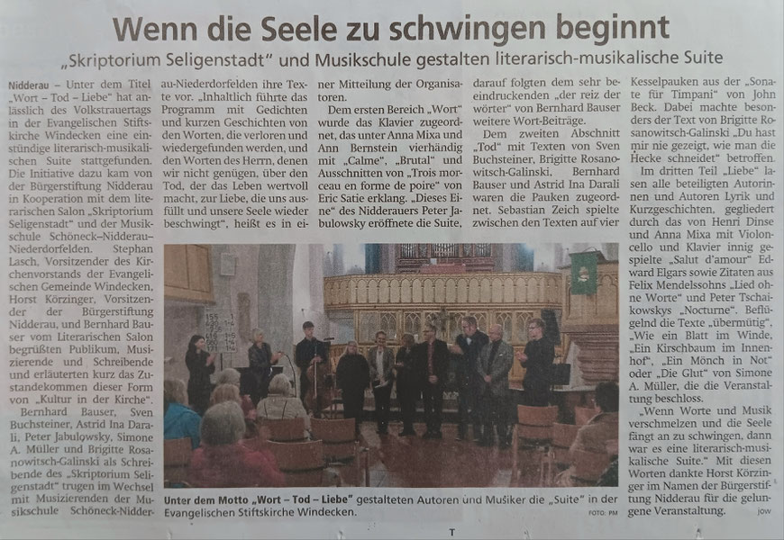 S.A.M. Wolf Skriptorium Seligenstadt Simone A. Müller Stiftskirche Windecken