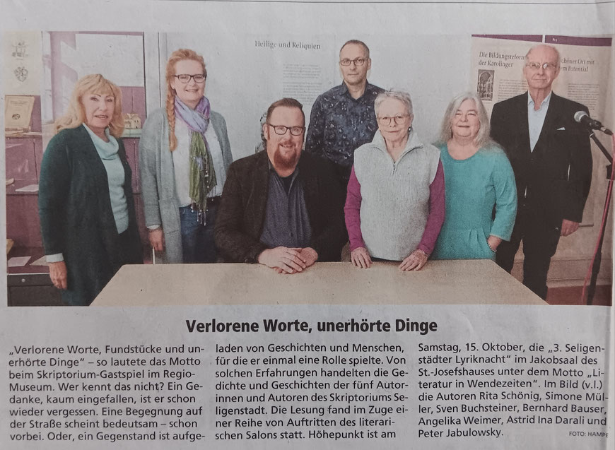 S.A.M. Wolf Skriptorium Seligenstadt Simone A. Müller RegioMuseum