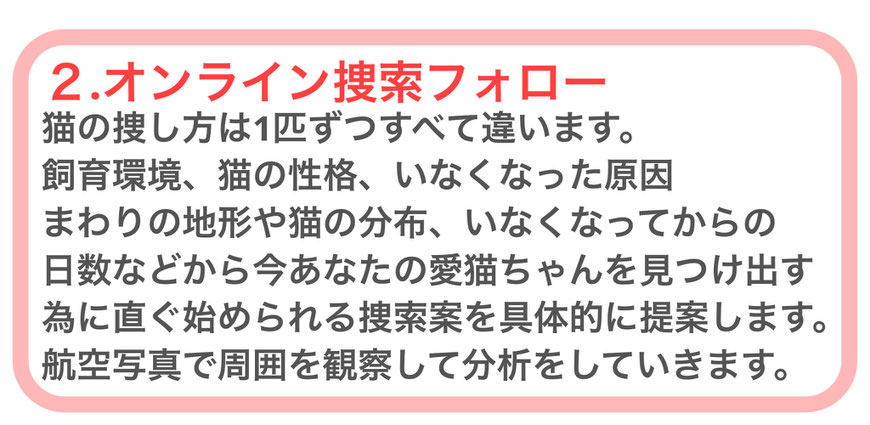 ペット探偵キャッツアイ　ペットレスキュー　オンライン捜索　見つけ出す