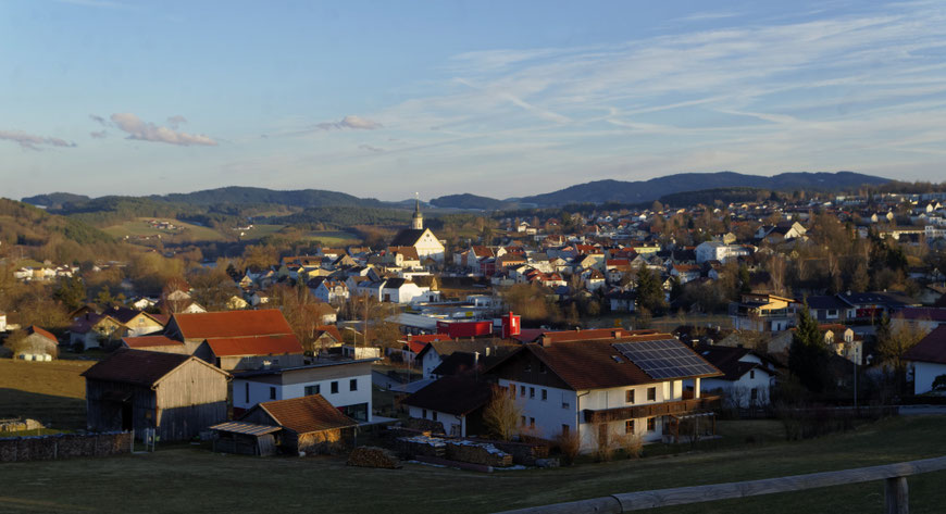 Blick auf Viechtach