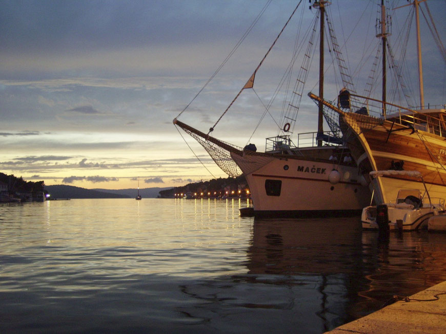 In Kroatien habe ich dieses Schiff fotografiert.