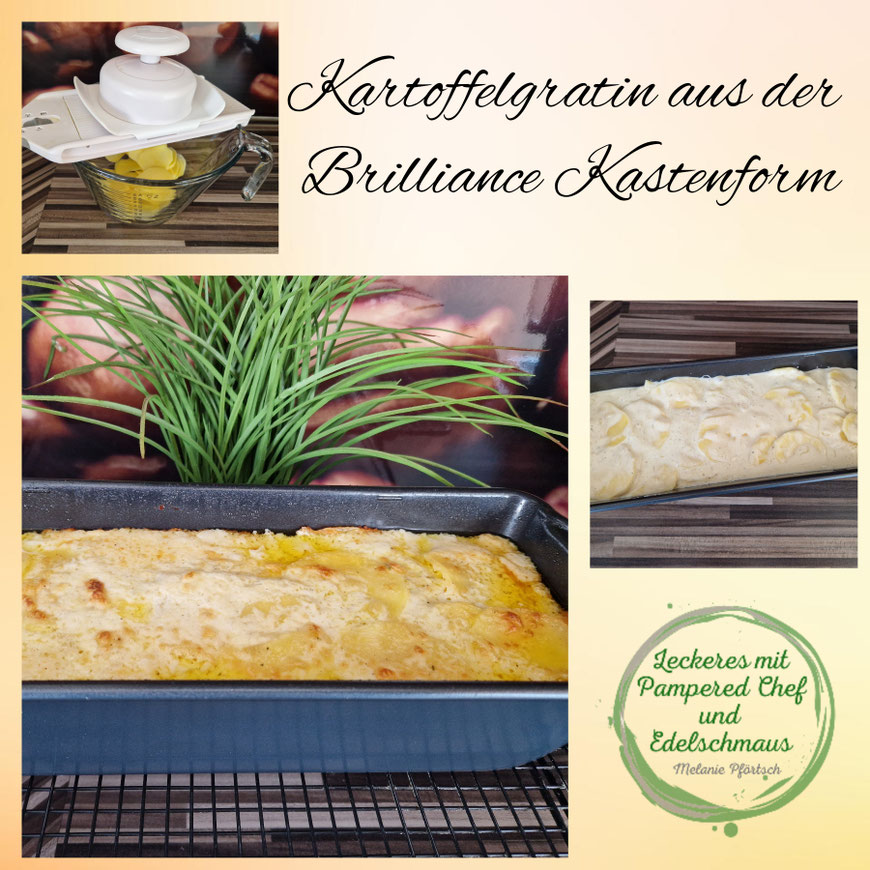 Kartoffelgratin Brilliance Antihaft Kastenform Pampered Chef