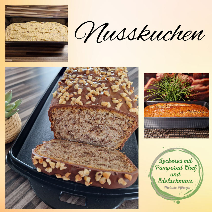 Nusskuchen Brilliance Antihaft-Kastenform Pampered Chef