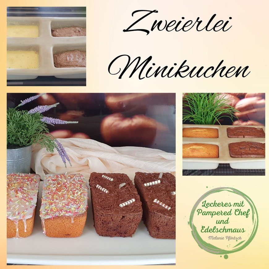 Zweierlei Minikuchen Mini Kastenform Stoneware Pampered Chef