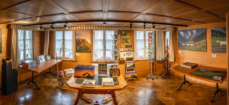 Marcel Schiegg Ausstellung, Drechslerei Ulmann, Appenzell