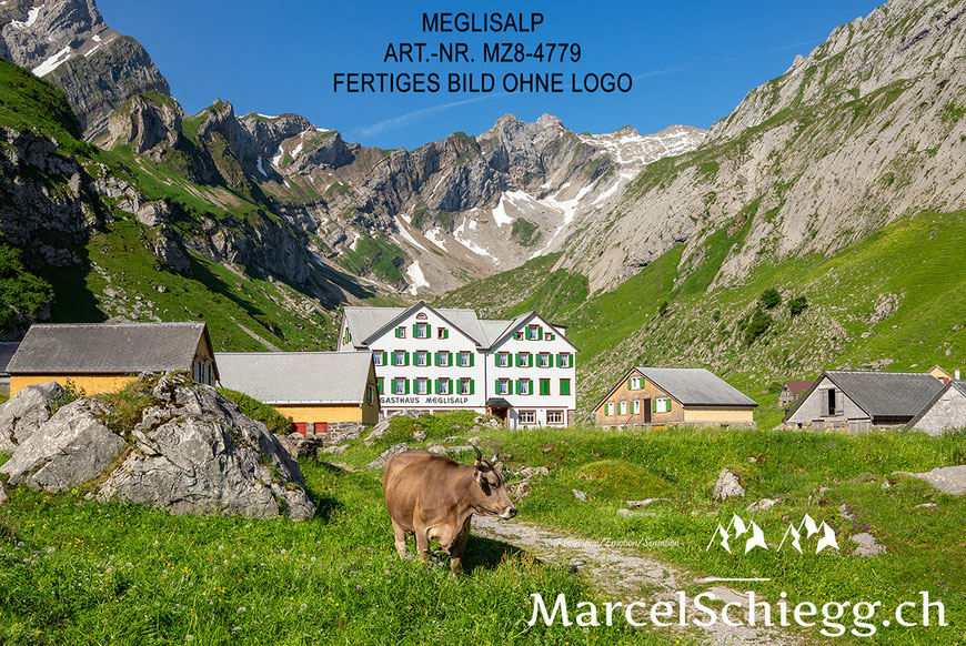 Poster, Meglisalp, Alpstein, Marcel Schiegg