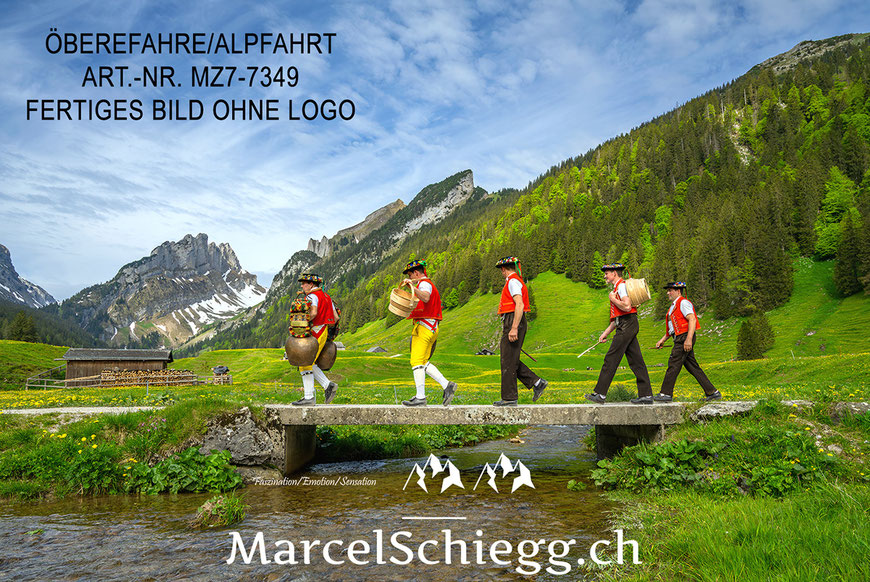 Leinwandbild-Öberefahre, Appenzeller Tradition