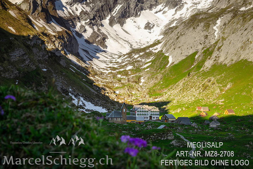 Poster, Meglisalp, Alpstein, Marcel Schiegg