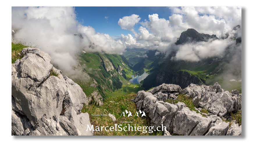 Seealpsee, Panorama, Alpstein, Appenzell, Appenzellerland, Marcel Schiegg