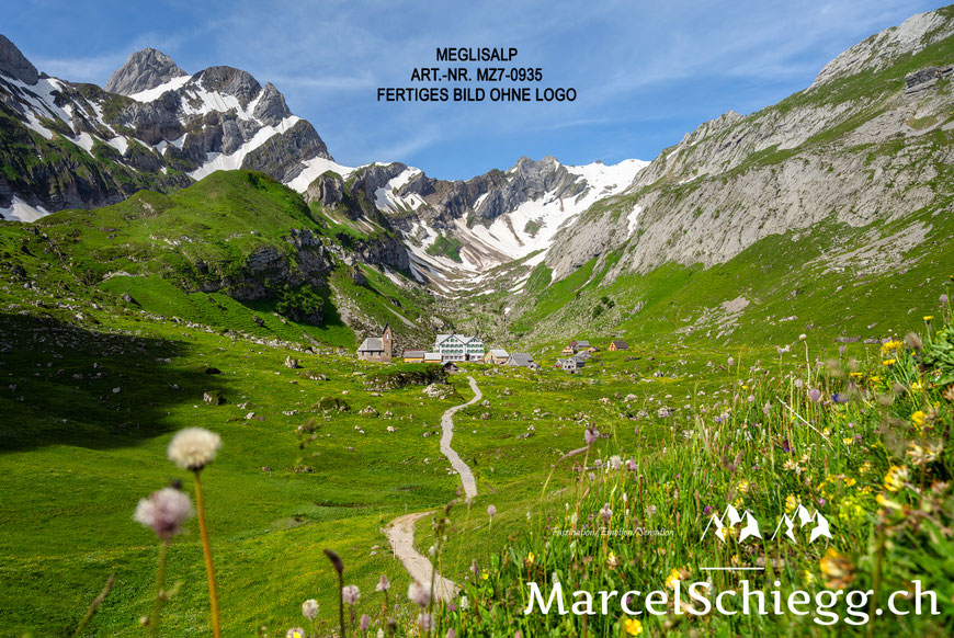 Marcel Schiegg, Marcel Schiegg Fotografie, Wandbild, Meglisalp, Alpstein, Leinwandbild, Alu Dibond, FineArt, Appenzellerland