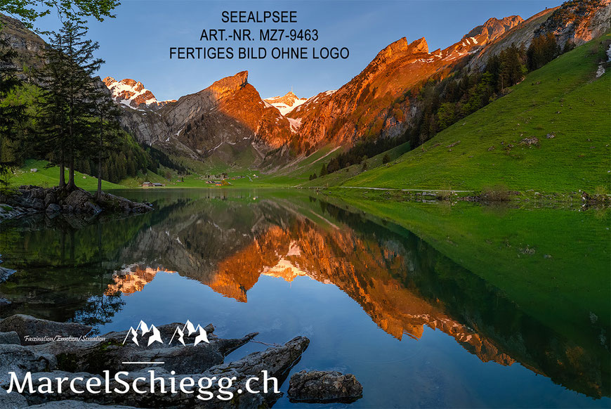 Seealpsee, Morgenstimmung, Alpenglühen