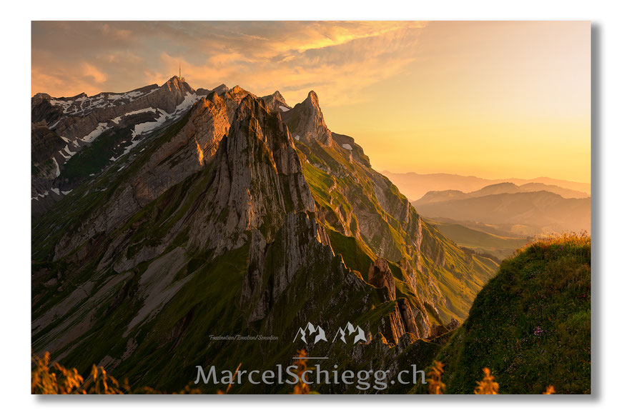 Schäfler, Berggasthaus Schäfler, Alpstein, Appenzell, Appenzellerland, Bergwelt, Switzerland, Schweiz, Marcel Schiegg, Hoher Kasten, Sonnenaufgang, Sunrise