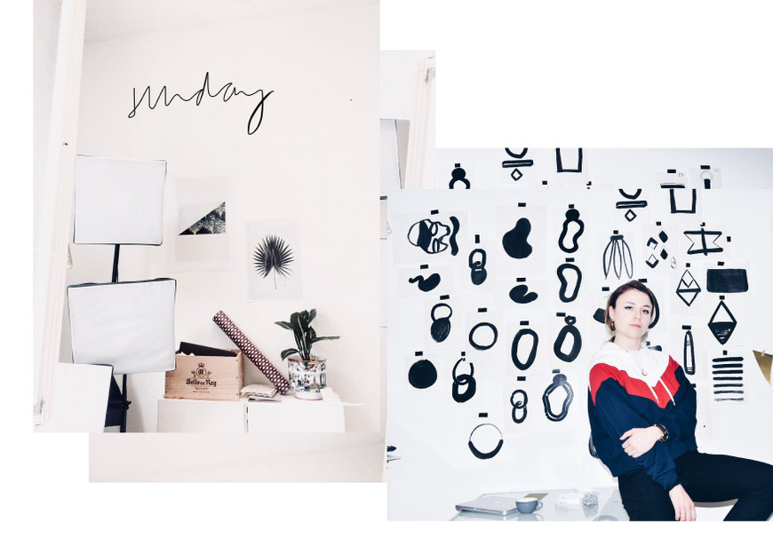 studiosunday- creative Yael Anders in her Studio in Zurich. Youngdesigner Zurich.