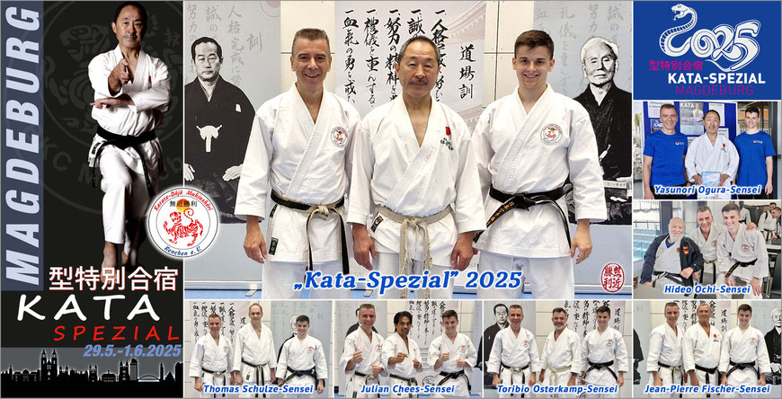 Karate Renchen, Kata-Spezial 2025, Magdeburg, Yasunori Ogura-Sensei