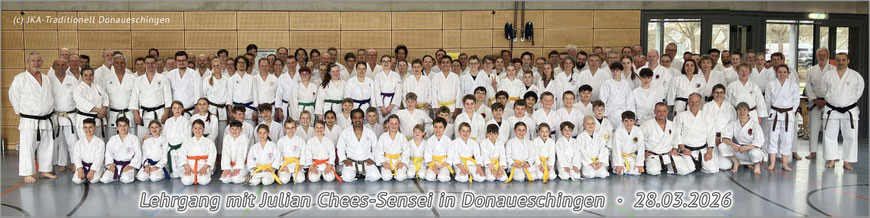 Karate Renchen, Julian Chees-Sensei, Kata-Weltmeister, DJKB-Instructor, Lehrgang Donaueschingen