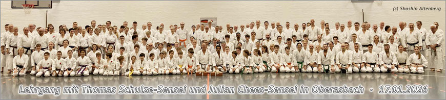 Karate Renchen, Thomas Schulze-Sensei, Julian Chees-Sensei, Shoshin Altenberg