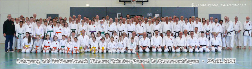 Karate Renchen, Nationalcoach Thomas Schulze-Sensei, Lehrgang Donaueschingen