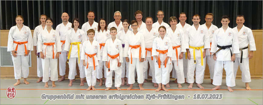 Karate-Dôjô Mukinshôri, FSC Erlach, Kyû-Prüfungen