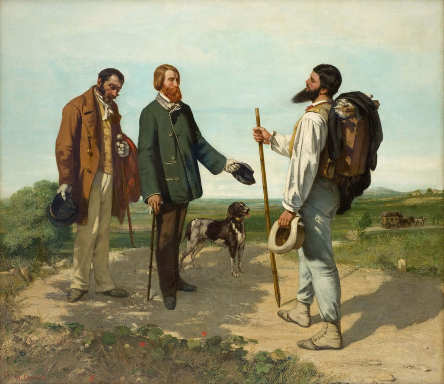 Gustave Courbet, Die Begegnung oder Bonjour Monsieur Courbet