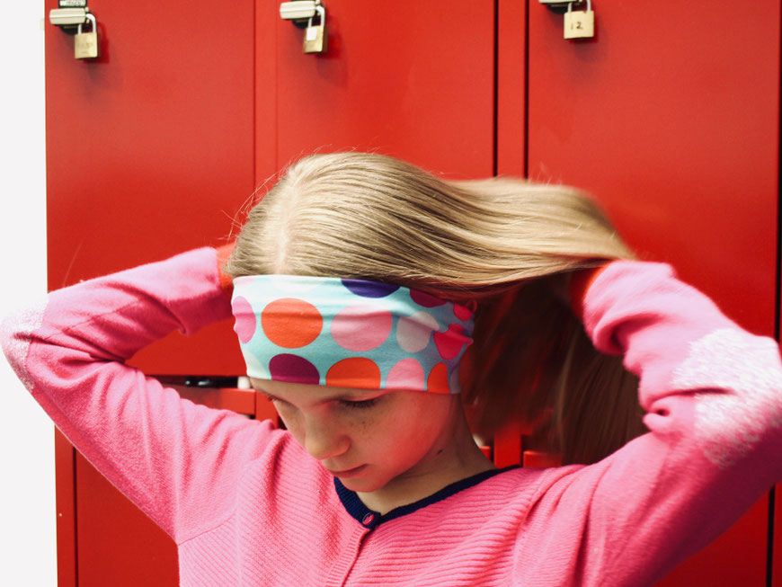 Kinder Stirnband. Kinder Haarband. Bio Stirnband. Bio Haarband. Knotenstirnband.