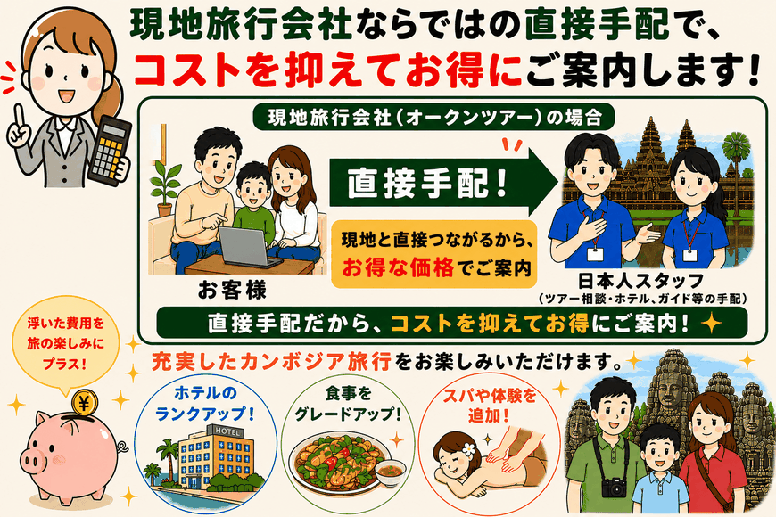 現地ツアー＆オーダーメイドのカンボジア現地旅行会社