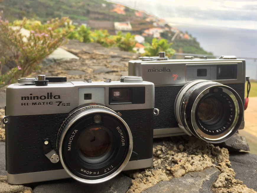 Minolta Hi-Matic 7s, Minolta Hi-Matic 7sII, Rangefinder, film camera, Minolta, Rokkor, Rokkor lens, Madeira, Film Photogrophy