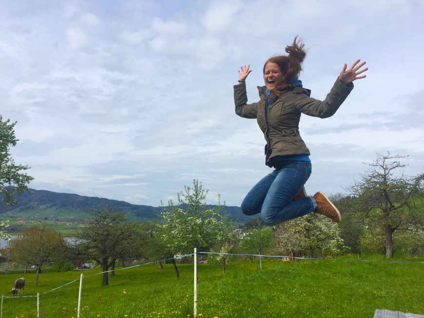 Sprung ins Neuland. Oberägeri im Frühling 2017.