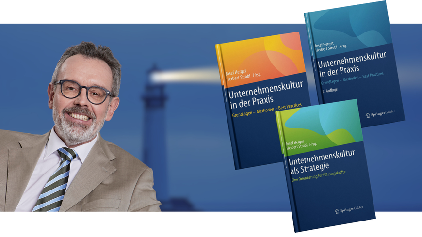Insgesamt 3 Bücher über Unternehmenskultur: Co-herausgegeben von Dr. Herbert Strobl